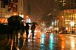Rainy Robson At Night, Canada Stock Photographs