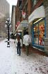Gastown Winter, Canada Stock Photographs