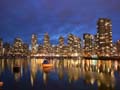 Yaletown Skyline Night Shots, Canada Stock Photographs