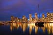 Vancouver Stock Pictures, Night Shot Photos