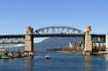 Burrard Bridge False Creek, Canada Stock Photographs