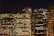 Corporate Buildings At Night, Downtown Vancouver