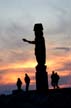 Squamish Nation Totem Pole, Canada Stock Photographs