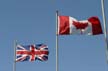 UK Flag, Canada Stock Photos