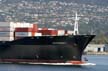 Cargo Ship Carries Cargo Containers, Burrard Inlet