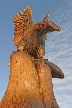 Wooden Eagle, Canada Stock Photos