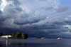 Heavy Clouds Over North Van, Burrard Inlet