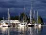 Coal Harbour Boats, Canada Stock Photographs